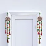 Vvisba Shubh Labh Kaudi Door Hanging for Prosperity, Wealth and Good Luck, Traditional Symbols and Intricate Designs