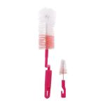 Morisons Baby Dreams Pink Plastic Rotary Bottle Cleaning Brush