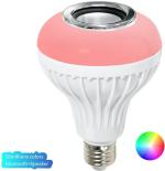 IMMUTABLE Black Led Bulb With Bluetooth Speaker With Remote Control Mp3 Player