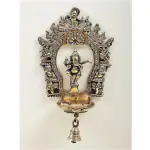pujaNpujari Ganesh Hanging Diya with Bell for Pooja Room