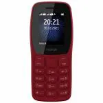 Nokia 105 Plus, Dual SIM, Red, Feature Phone