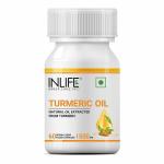 Inlife Turmeric Oil Capsule, Faster Absorption, Detoxifier 500mg - 60 Veg Capsules