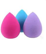 ShopiMoz (3PC) Beauty Blender Set Makeup Sponge Blending Face Makeup, Foundation Cleaner Puff