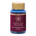 Neem Ayu Anti Dandruff Ayurvedic Capsules | Made with Ayurvedic ingredients | Anantmool, Haridra, Manjistha, Neem, Bakuchi, Bhringraja, Chirayata, Katuki | Helps in Reducing Dandruff | 60 N