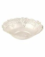 Osasbazaar Floral Silver Round Bowl 30 x 420 x 30 mm