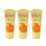 Lotus Herbals Apriscrub Fresh Apricot Scrub | Natural Exfoliating Face Scrub | Chemical Free | For All Skin Types | 100g (Pack Of 3)