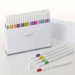 uni-ball Emott SY40 0.4 mm Water Based Fineliner Pens, 8 Unique Color Groups, Multicolour Ink, Set of 40