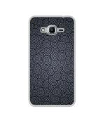 Casotec Grey Swirl Print Design Printed Silicon Soft TPU Back Case Cover for Samsung Galaxy J2 Ace