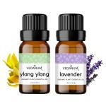 VEDANUM Lavender and Ylang Ylang Scented Essential Oil for Aromatherapy and Oil Diffuser 15 ml (Pack of 2)