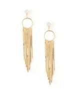 Madame Rose Gold Beaded Hoop Earring for Women