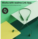 Dizo by Realme DIZO Wireless Dash with 30H play and Blink Fast Charging (Dynamic Green, In the Ear)