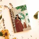 The Whimsical Artist A5 Unruled notebook, 200 pages, aesthetic designer diary for office use, writing (Design3)