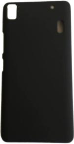 Multronics Black Rubber Back Cover Compatible With Lenovo A7000