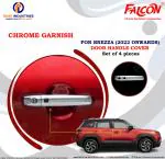 FALCON CAR DOOR HANDLE CHROME COVER FOR BREZZA 2022