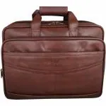 Super World Brown Artificial Leather Messenger Bag for Men