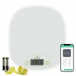 ActiveX EatSmart Multipurpose Digital Kitchen scale with Smart Nutrition App & Measuring Tape, White