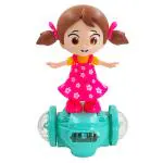 Humaira Fashion Girl Musical Dancing Doll 360 Degree Rotating Toy with Lights and Bump n Go Action for Kids