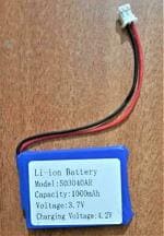 KP ORIGINAL BATTERY 4.2V 1000 Mah Li-Ion Rechargeable Multipurpose Battery