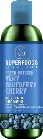 Be Care Love Fresh Pressed Moisturising Shampoo Very Blueberry Cherry All Hair Types Unisex 355 ml