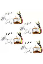 Robotbanao Yellow 1000 Kv BLDC Brushless Motor Pack of 4 EAEC100100-252