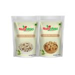 Nutsmojo Dry Fruits and Nuts Combo Pack of Cashew kernels and Dried Figs / Anjeer ( 100g x 2)