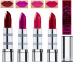 OUR BEAUTY Multicolor New Stylish Highly Moisturing Full Coverage Creamy Matte Lipsticks 56 (Pack Of 4)