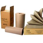 Pack8 Eco Friendly Combo Paper Bubble Wrap(100M) + Paper Void Filler(150M) | Honeycomb Packing Paper Wrap & Filler