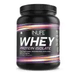 INLIFE 100% Isolate Whey Protein Powder Supplement 27 grams protein per serving (Chocolate, 400 gm)