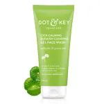 Dot & Key CICA Face Wash for Acne Prone Skin, 2% Salicylic Acid Face Wash with Green Tea | For Oily & Sensitive Skin | Sulphate Free Face Wash for Men & Women | Oil Control Face Wash with Zinc | 175ml