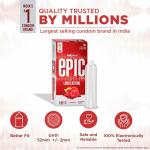 Manforce Epic Pleasure Long Lasting Premium Condoms for Men,10 Counts x Pack of 5