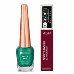 Krayons Insta Dri Sparkling Eyeliner Green 7ml And Power Stay Nontransfer 12hrs Stay Matte Liquid Lipstick Maroon Magic 4ml