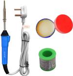 Plantum Multicolor Solder Wire, Soldering Iron, Soldering Paste Flux (Set Of 3)