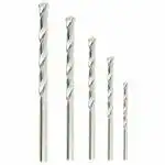 Hillgrove HGDBS5MM4 Best Quality Most Running 5Pcs Masonry Drill Bit Set for Concrete/Wall/Steel/All Purpose