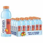 O'cean Fruit Drink Peach Passion flavor enriched Water with vitamins, electrolyte & glucose| 500ml | Pack of 24