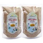 Farmbean Premium Yellow Millet,Kang 900gms, Foxtail Millet (Kangni) Select, Fortified with Spirulina, Bird Food for Canaries, Finches, Waxbills, Budgies, Lovebirds, Cockatiels (900g)