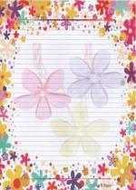 ECLET A4 One Side Ruled Designer Sheets (Pack of 60)