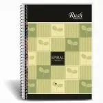 Rush Note Books A4 Size 300 Pages Spiral Notebook Unruled (Pack of 4) - Spiral note books Unruled Notebook