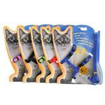 Sage Square Durable And Adjustable Harness With Leash Rope Set For Cat (Set Of 2) (Multicolor)