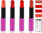 OUR BEAUTY Multicolor Rich Colour Payoff Long Stay Soft Matte Lipstick (Set Of 4)