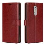 JOBINKA Lenovo K5 Note Vintage Leather flip Case Cover| Inside TPU with Card Pockets Wallet Stand Magnetic Closure 360 Degree Complete Protection Vintage Flip Cover for Lenovo K5 Note - Brown