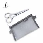 Doberyl jackPro 4 Inch Beard and Mustache Hair Cutting and Trimming Scissor, Professional Stainless Steel Scissors for Beard, Mustache, Eyebrow, Nose Hair