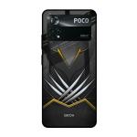 Qrioh Black Warrior Glass Case for Poco X4 Pro 5G