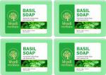 MeriBana Khadi Basil Soap (4 x 125 g)