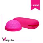 Vaquita Reusable Menstrual Cup Disc with Disc Case for Women-Large with Pouch | Ultra Soft, Odor and Rash Free | 100% Medical Grade Silicone | Up to 8-hour Protection | Non-Toxic & Phthalate Free| 099 Large (1 Unit)