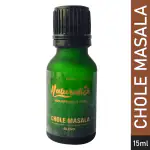 Liquid Naturalich Chole Masala Blend 15 ML, 100 % Pure & Natural Chole Masala Extract (Pack of 1), Ready to Cook Spice Mix Chole Masala with Glass Bottle