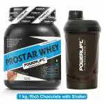 Powerlift Prostar Whey Protein with Shaker, 25g Protein with Multivitamins & Enzyme Blend