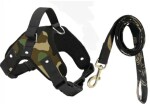 Hundur Store dog harness with Strong Durability & Holder to Lift with Chokefree Comfor extra large dogst Dog Harness & Leash in multicolor for extra large dogs
