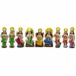 pujaNpujari Golu Dolls Nava Shakthi Set Kolu Bommalu/Bommai for Dussera