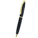 Auteur 156 Black Brass Blue Ink Ball Pen