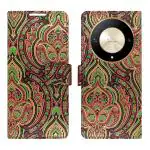 Dhar Flips Heena Green Flip Cover for HONOR X9b 5G | Magnetic Case| Shock Absorbent| Flip Cover HONOR X9b 5G